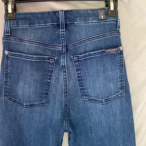 7 For All Mankind Aubrey Skinny Jeans Size 24 - Picture 9 of 16
